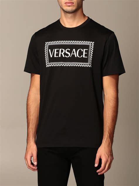 black t shirt versace|Versace t shirt price.